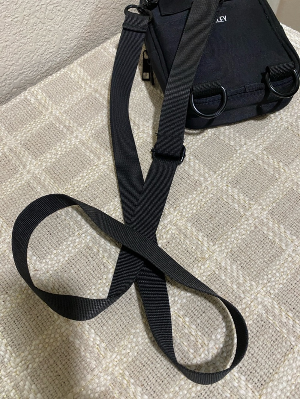 Brixley Black Crossbody Organizer Bag for Men - Picture 6 of 8